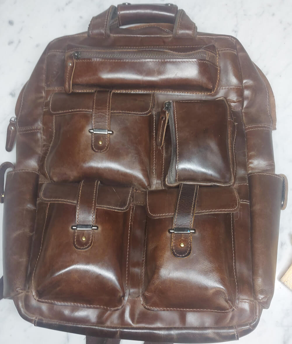 Backpack Repairs to torn panels